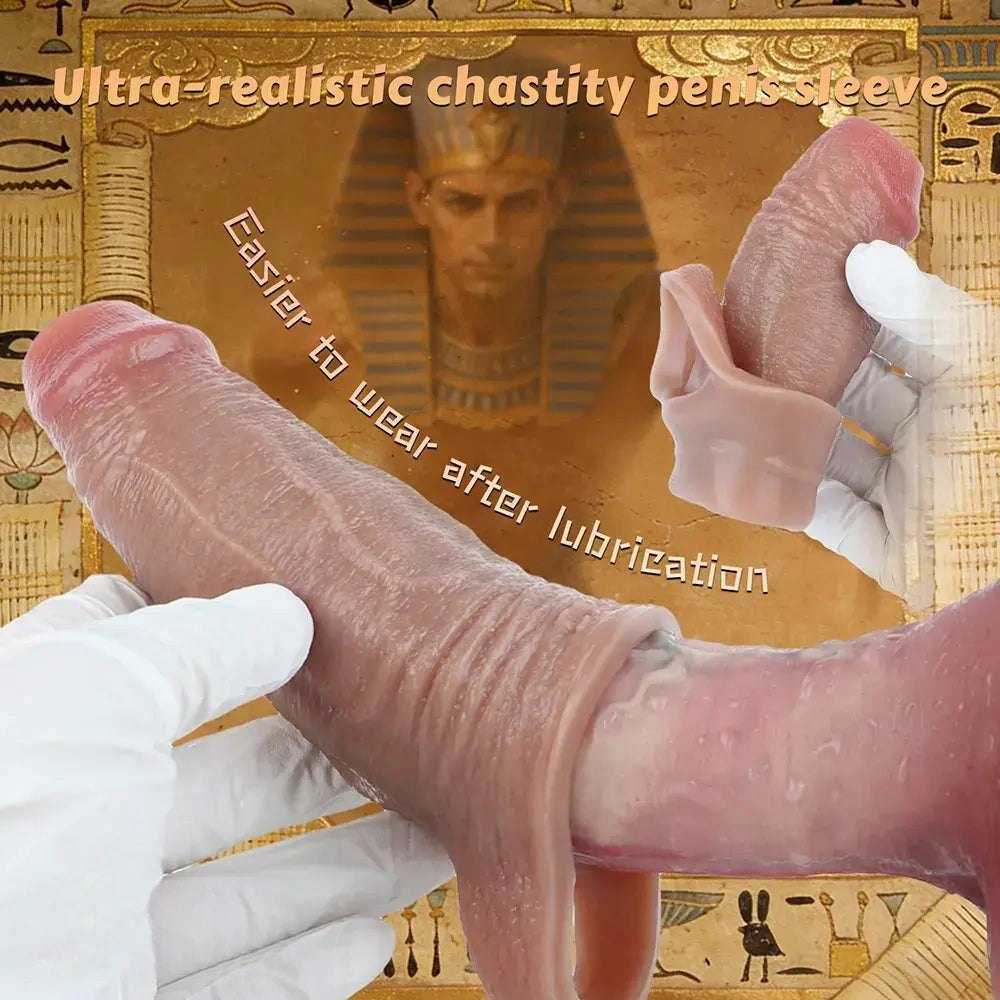 Hollow Realistic Penis Sleeve - Silicone Sleeve Dildo
