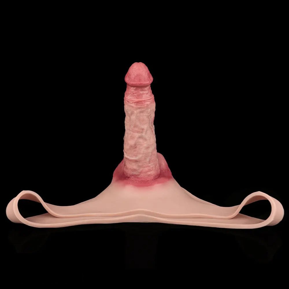 Hollow Silicone Penis Sheath with Ring - Penis Extension Sleeve