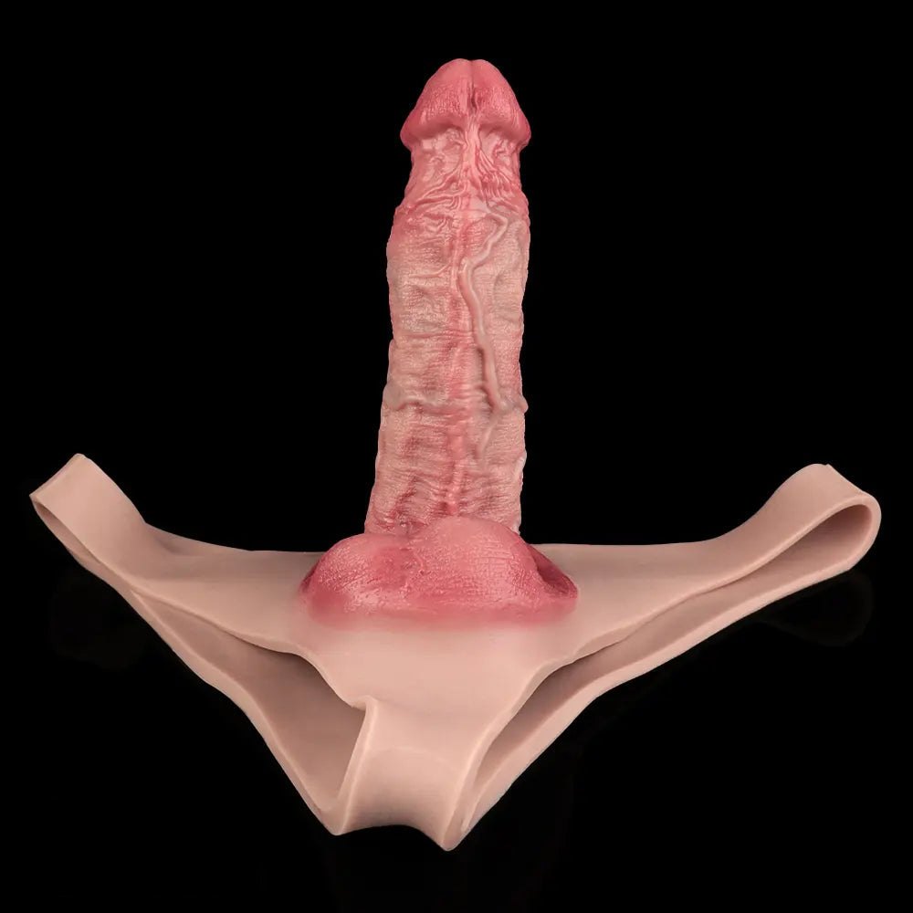 Hollow Silicone Penis Sheath with Ring - Penis Extension Sleeve