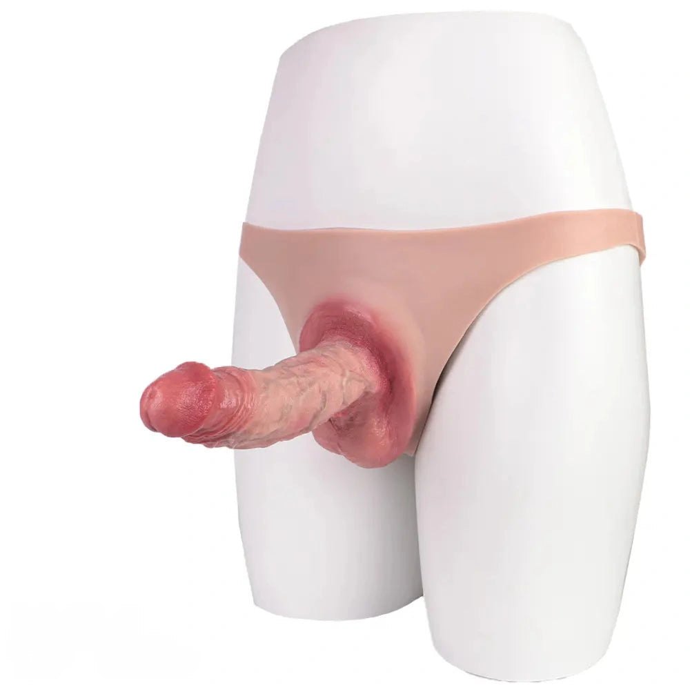 Hollow Silicone Penis Sheath with Ring - Penis Extension Sleeve