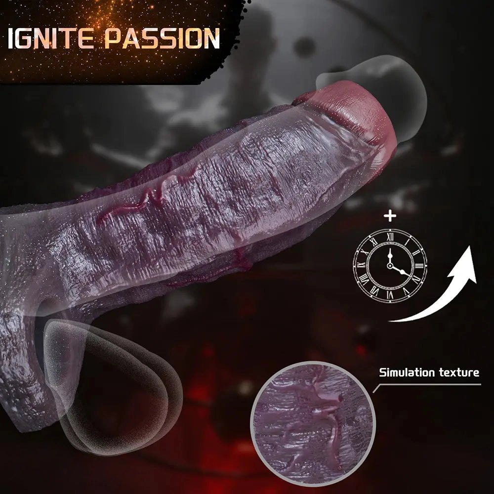 Hollow Silicone Penis Sleeve - Couples Extender Sleeve