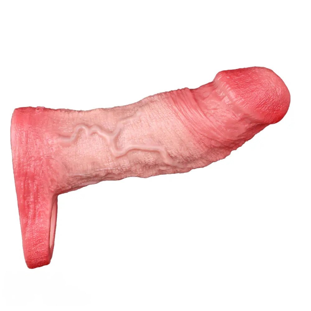 Hollow Silicone Sleeve Dildo 6.65 in - Realistic Dildo