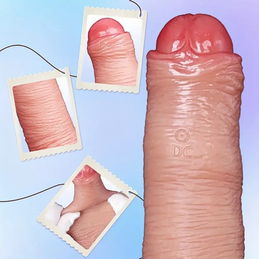 Hollow Sleeve Realistic Dildo - Wearable Silicone Dildo