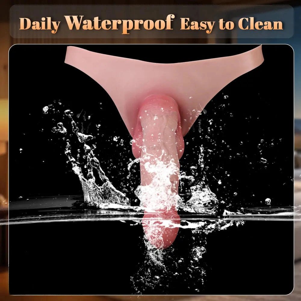 Hollow Sleeve Wearable Strap Dildo - Double-Ended Strap-On Dildo