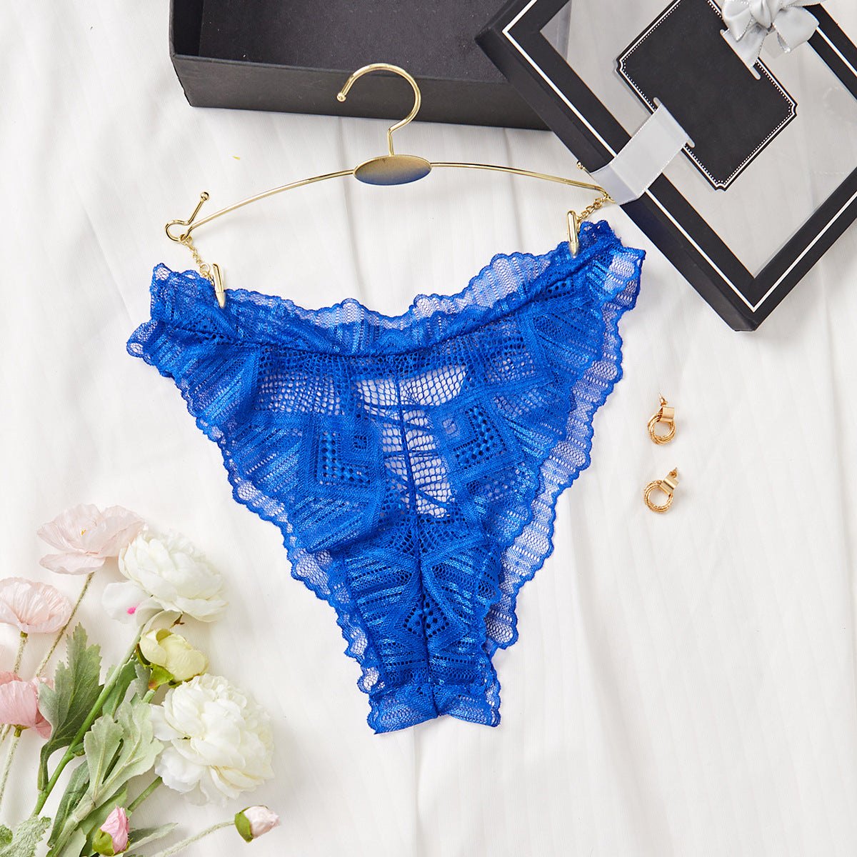 Hollow Strap Lace See-Through Panty - Sexy Panties for Women