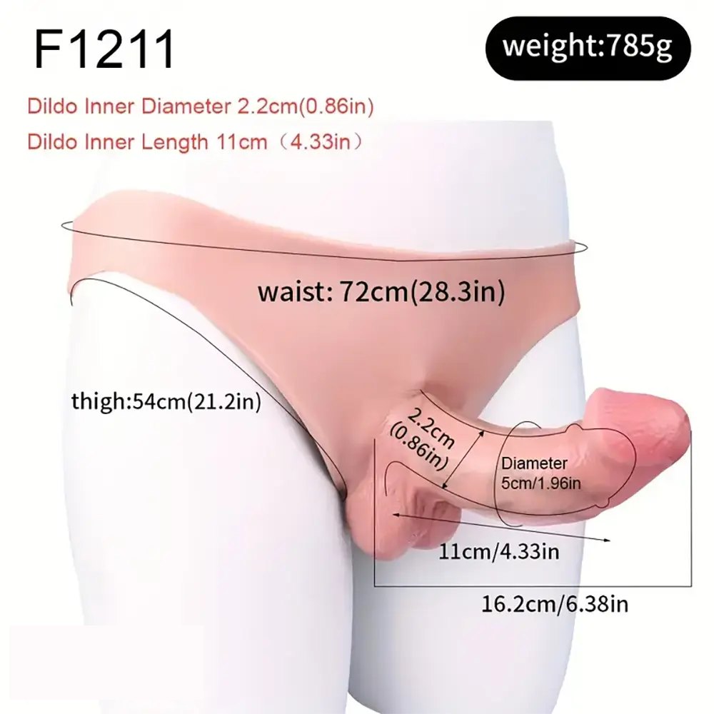 Hollow Strap-On Dildo Brief - Wearable Strap On Dildo