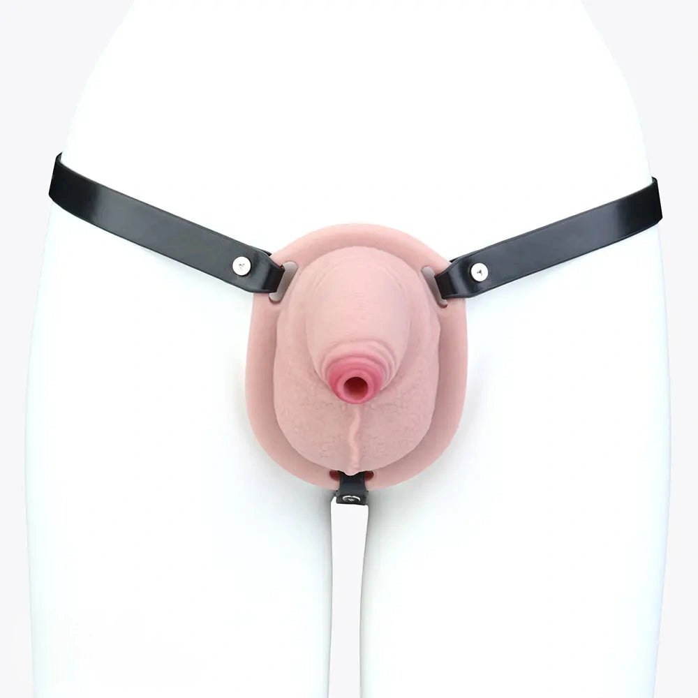 Hollow Strap-On Harness 5 in - Wearable Couples Toy