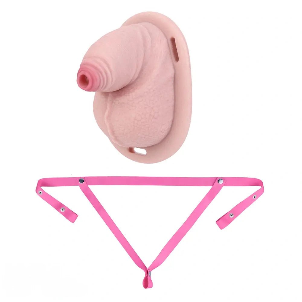 Hollow Strap-On Harness 5 in - Wearable Couples Toy