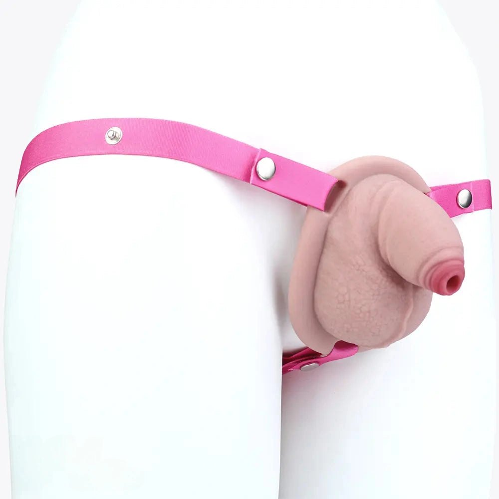 Hollow Strap-On Harness 5 in - Wearable Couples Toy