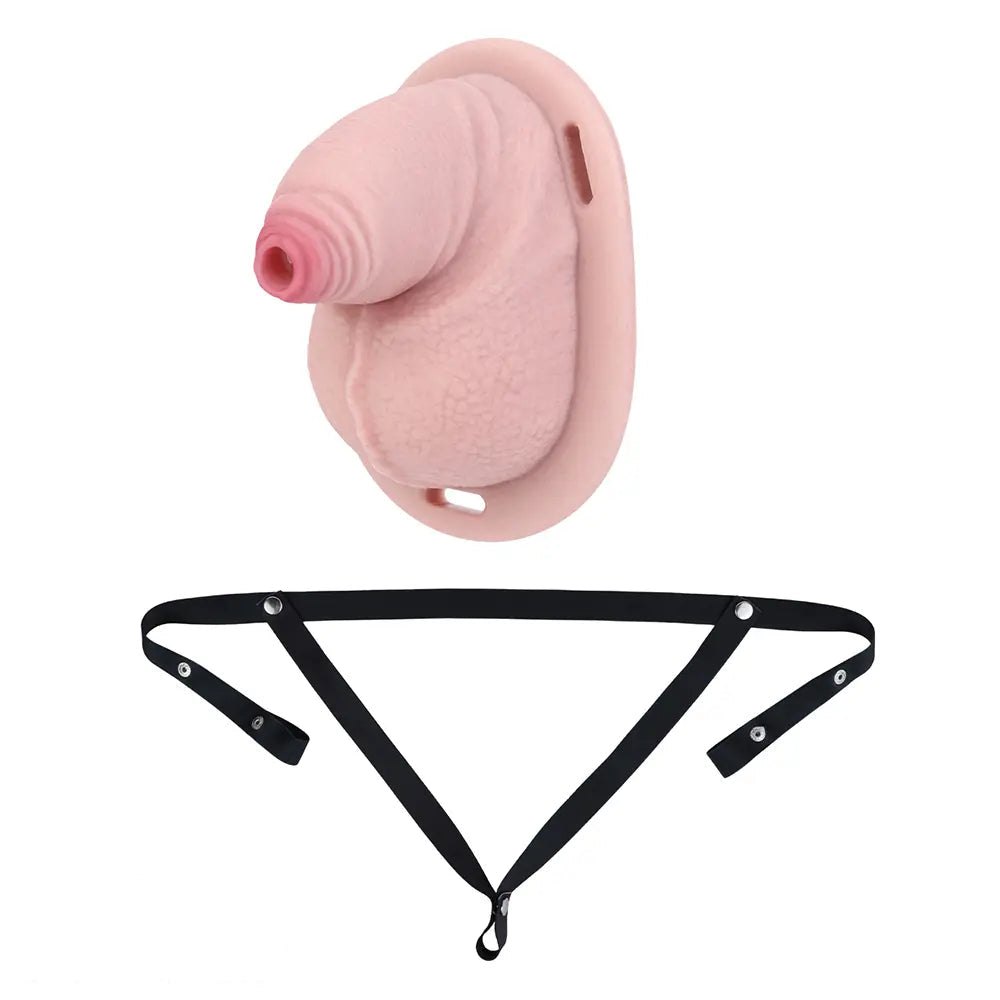 Hollow Strap-On Harness 5 in - Wearable Couples Toy