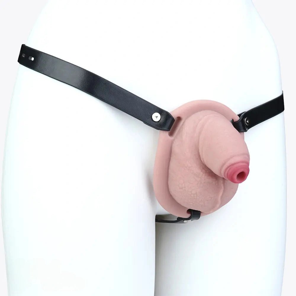 Hollow Strap-On Harness 5 in - Wearable Couples Toy
