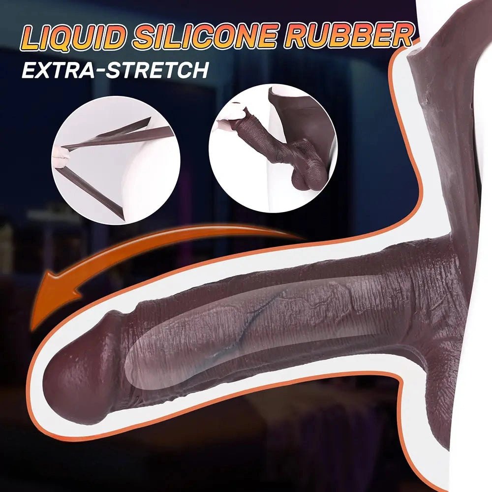 Hollow Strap-On Panty Dildo - Realistic Strap-On Harness