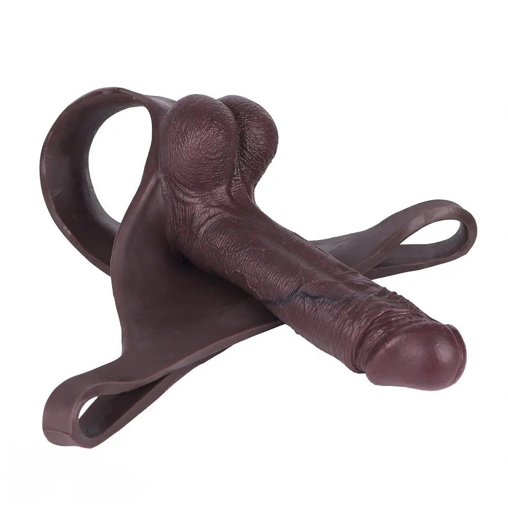 Hollow Strap-On Panty Dildo - Realistic Strap-On Harness