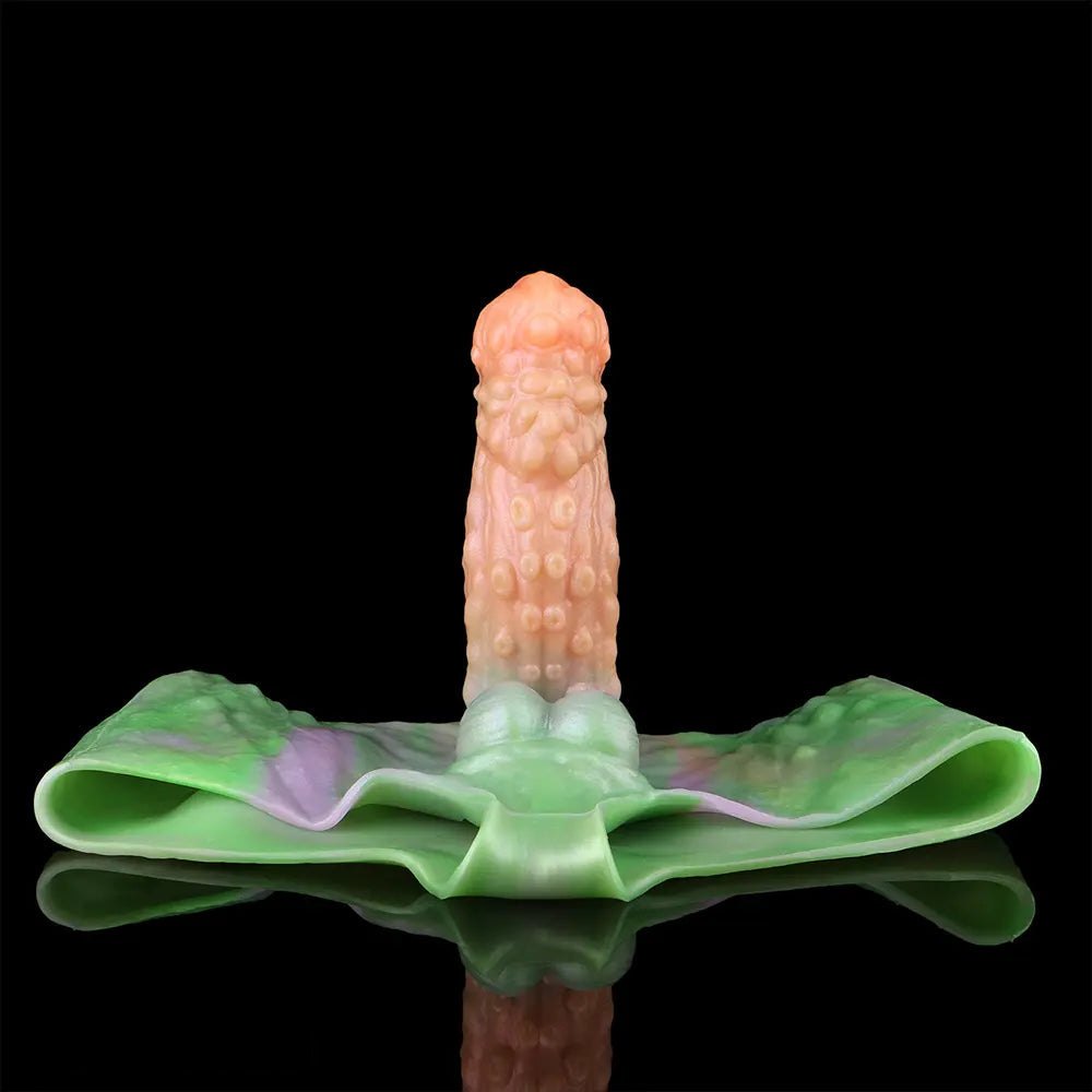 Hollow Strap-On Dildo 7.67 in - Silicone Strap On Harness