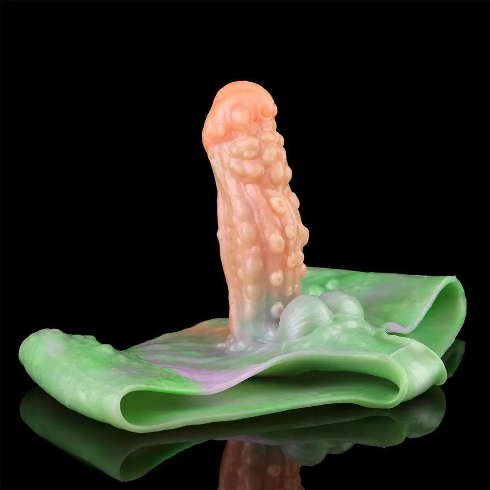 Hollow Strap-On Dildo 7.67 in - Silicone Strap On Harness
