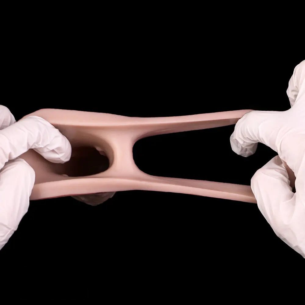 Hollow Veined Realistic Dildo Sleeve - Silicone Cock Sleeve