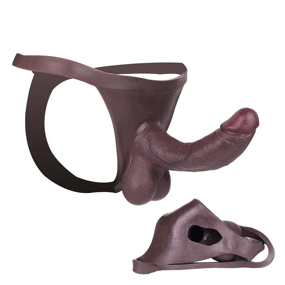 Hollow Wearable Strap-On - Silicone Strap-On Dildo