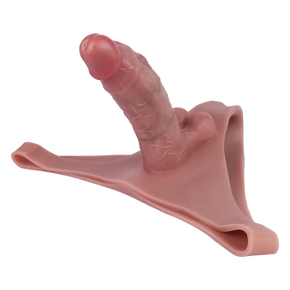 Hollow Strap-On Dildo Sleeve - Wearable Realistic Dildo
