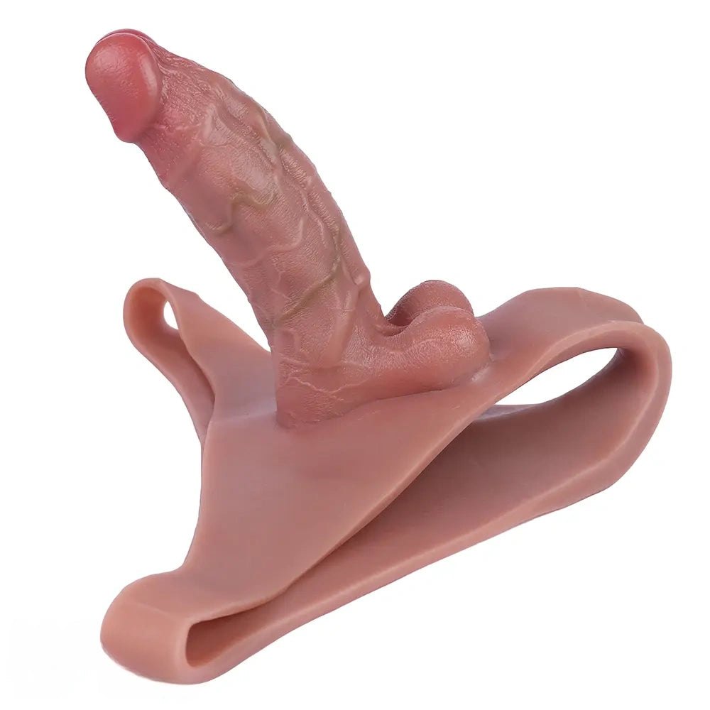Hollow Strap-On Dildo Sleeve - Wearable Realistic Dildo