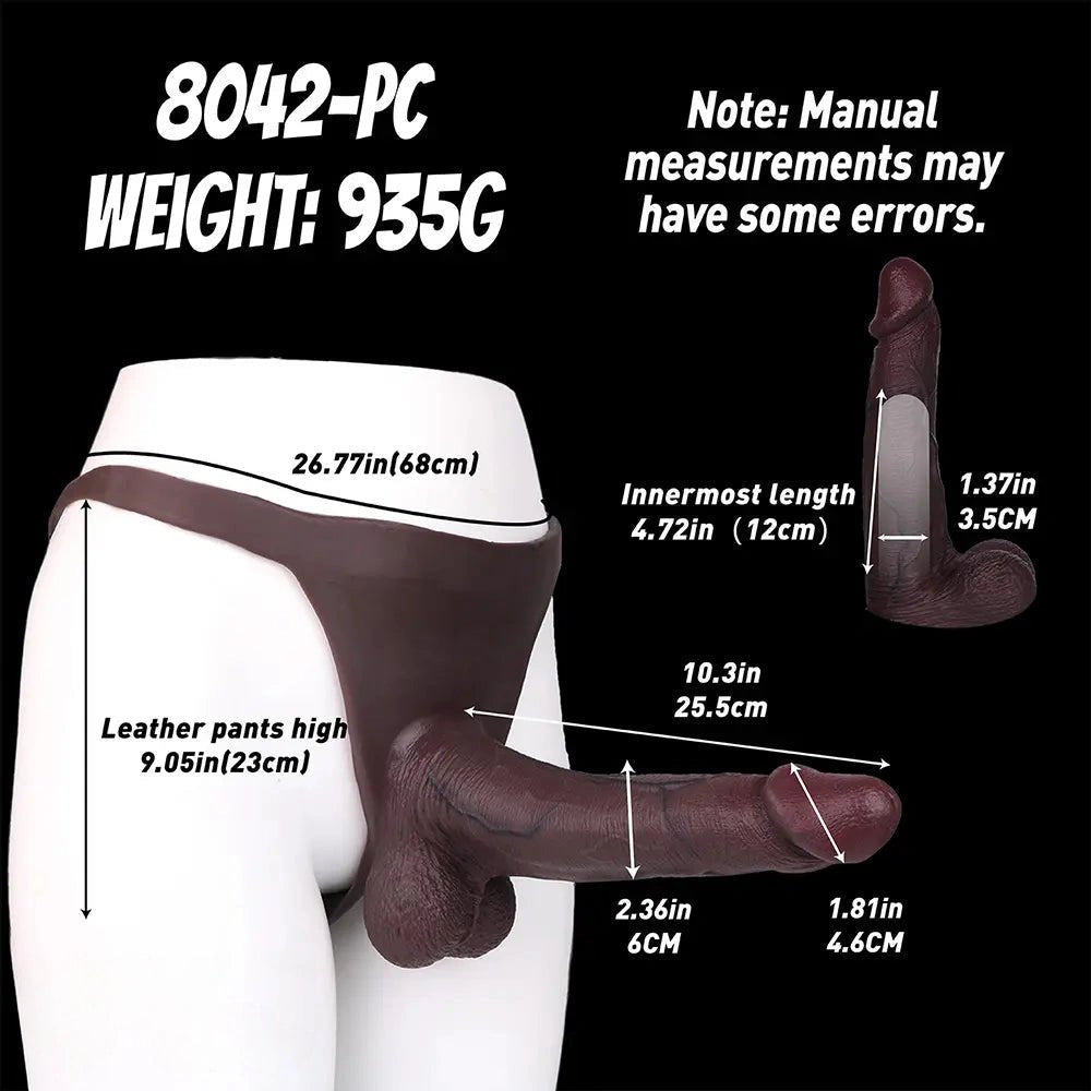 Hollow Wearable Strap-On - Silicone Strap-On Dildo