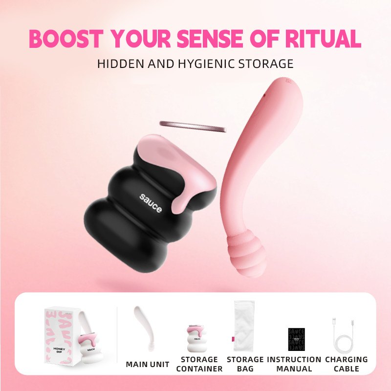 Honey Dip Rotating G-Spot Vibrator - Internal Rotation Massager