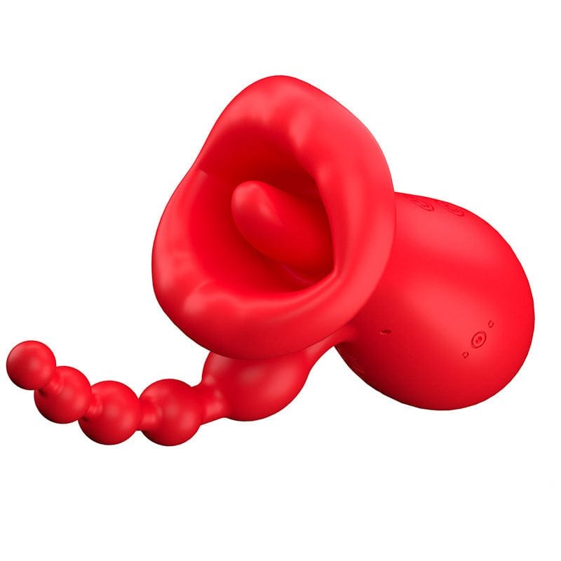 Honey Kiss Suction Anal Bead Vibrator - Clit Suction Vibrator