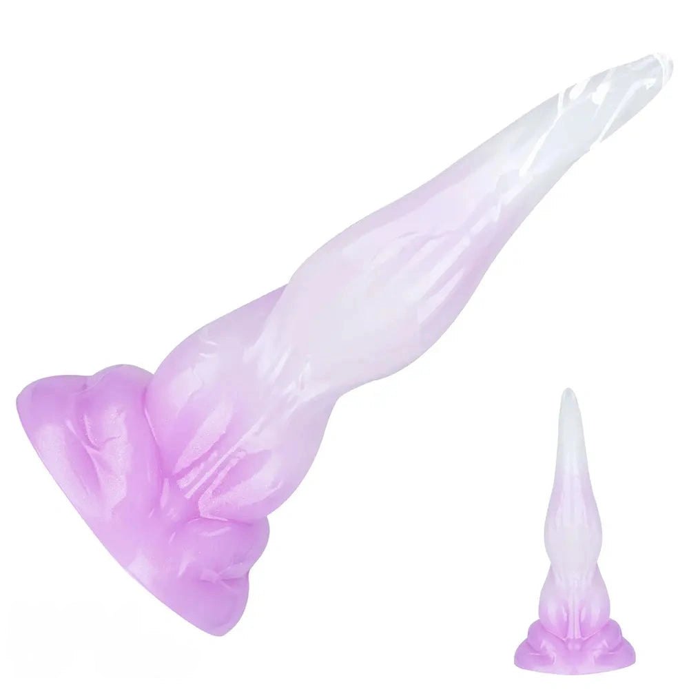 Horn Tentacle Suction Dildo - Fantasy Dragon Dildo