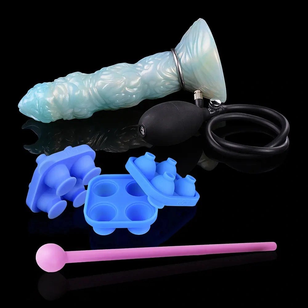 Horned Tentacle Fantasy Dildo - Silicone Monster Dildo