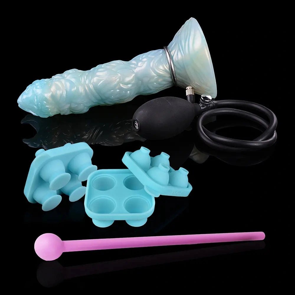 Horned Tentacle Fantasy Dildo - Silicone Monster Dildo