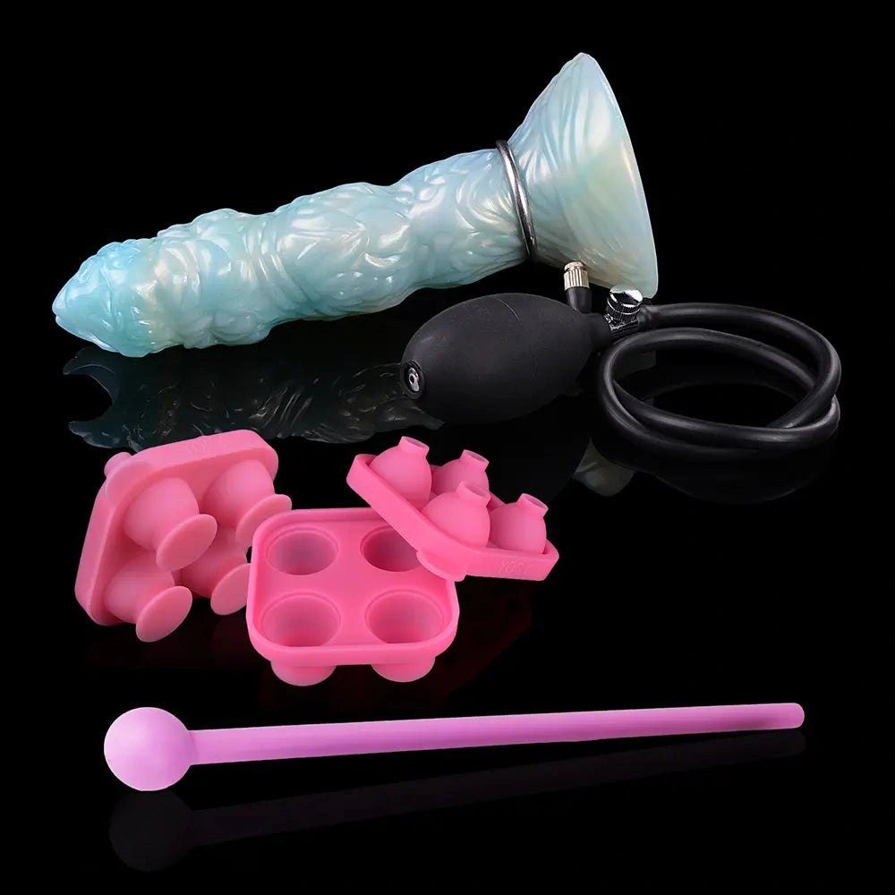 Horned Tentacle Fantasy Dildo - Silicone Monster Dildo