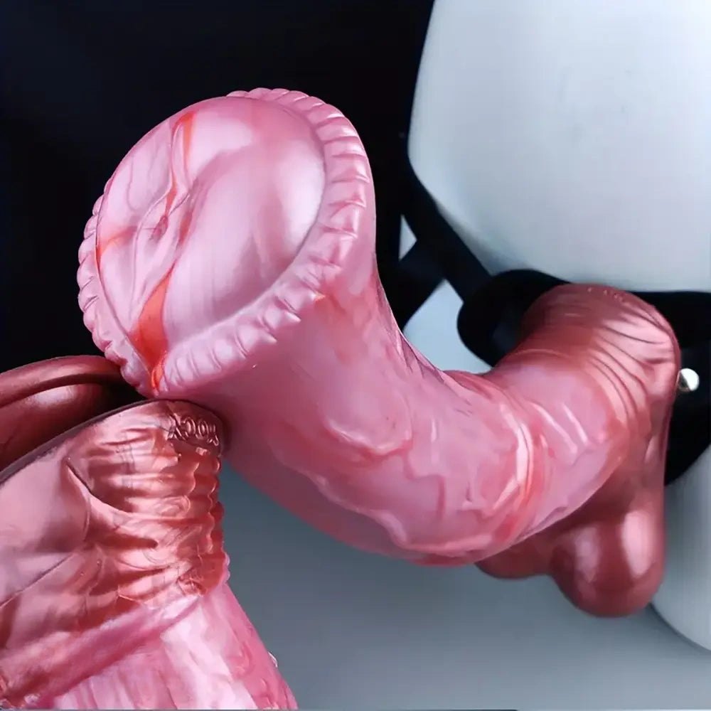 Horse Cock Strap-On Dildo 14in - Strap On Horse Dildo