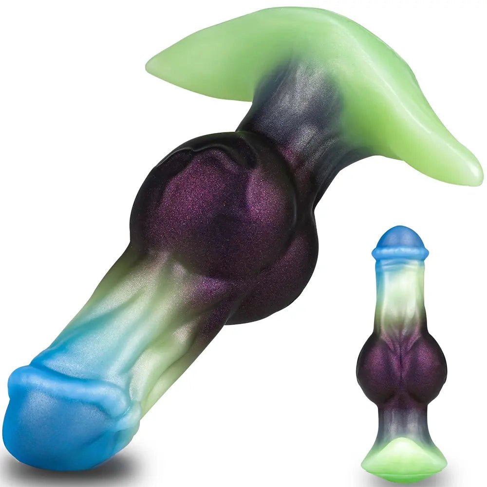 Horse Knot Animal Dildo 6.29 in - Silicone Knot Animal Dildo