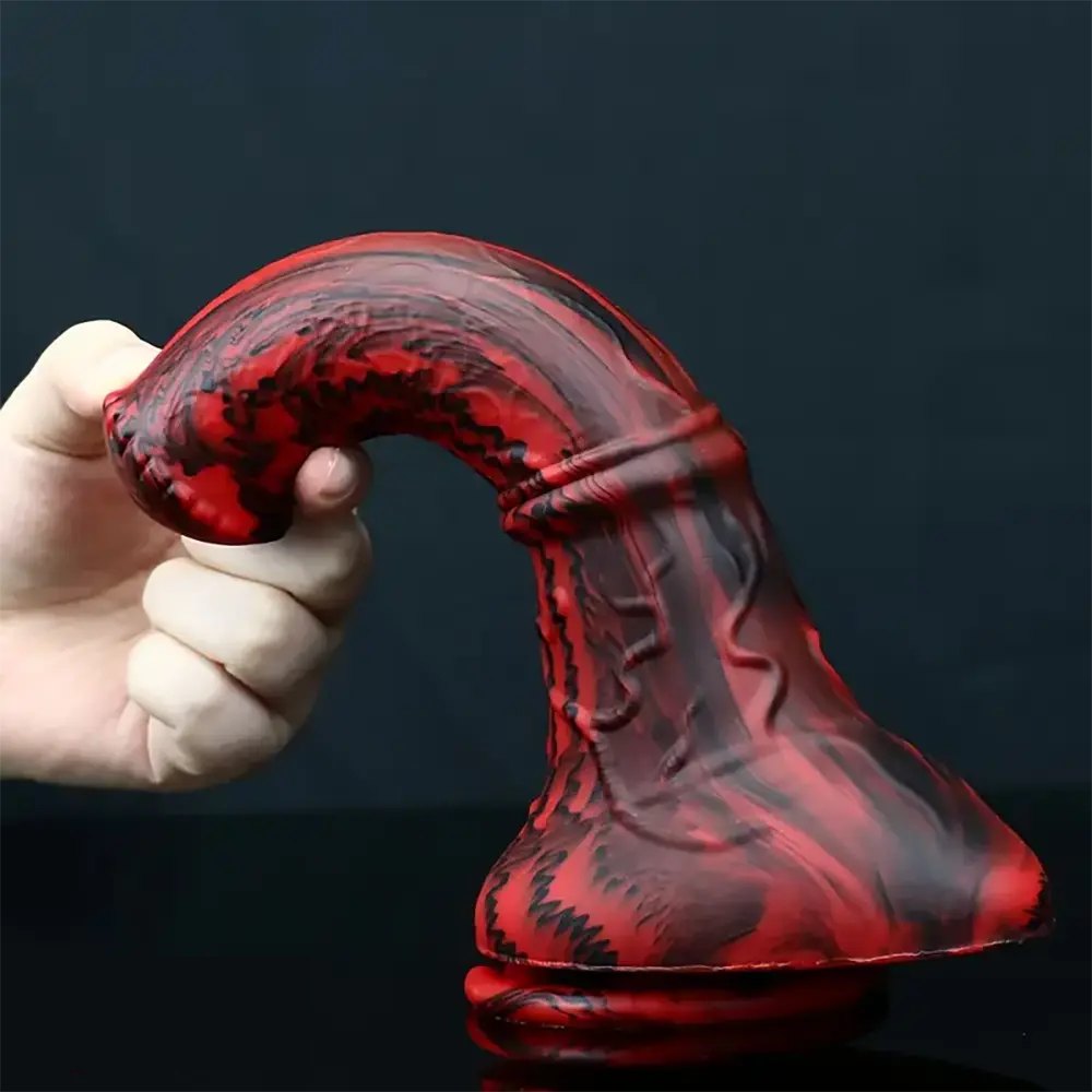 Horse Knot Silicone Dildo 8.54 In - Animal Play Dildo
