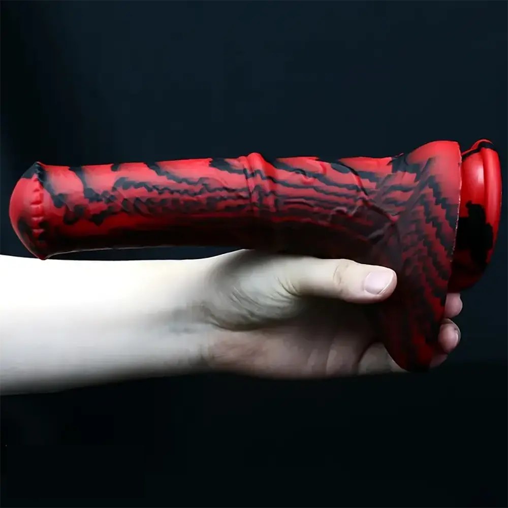 Horse Knot Silicone Dildo 8.54 In - Animal Play Dildo