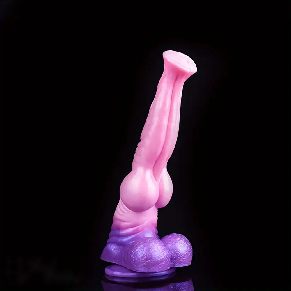 Horse Knot Silicone Dildo - Knotted Horse Dildo Toy