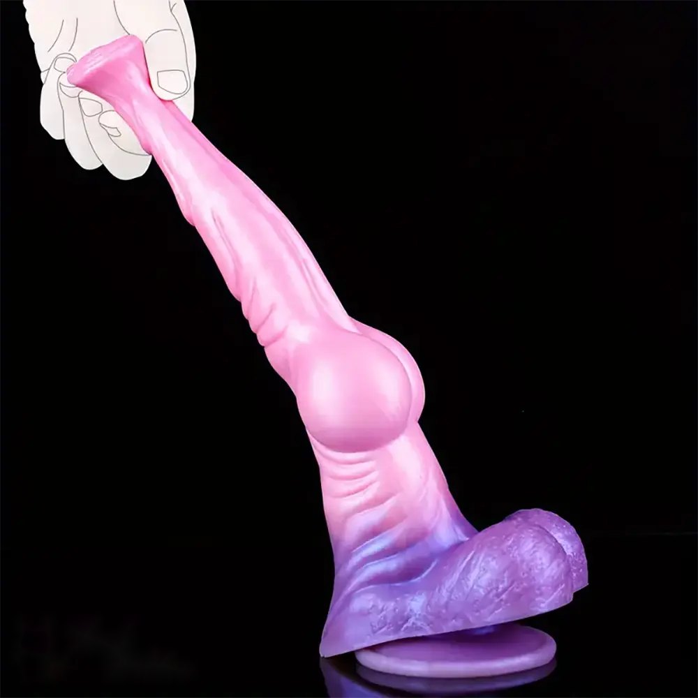 Horse Knot Silicone Dildo - Knotted Horse Dildo Toy