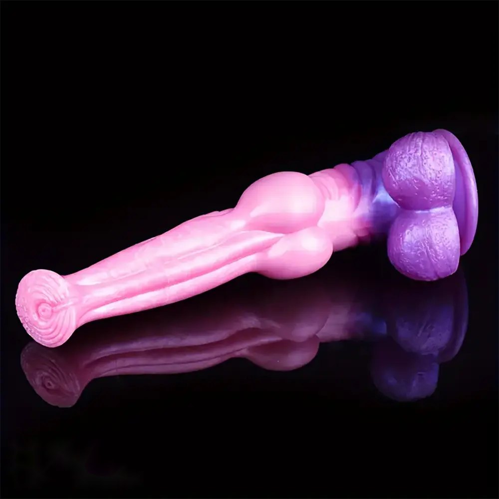 Horse Knot Silicone Dildo - Knotted Horse Dildo Toy