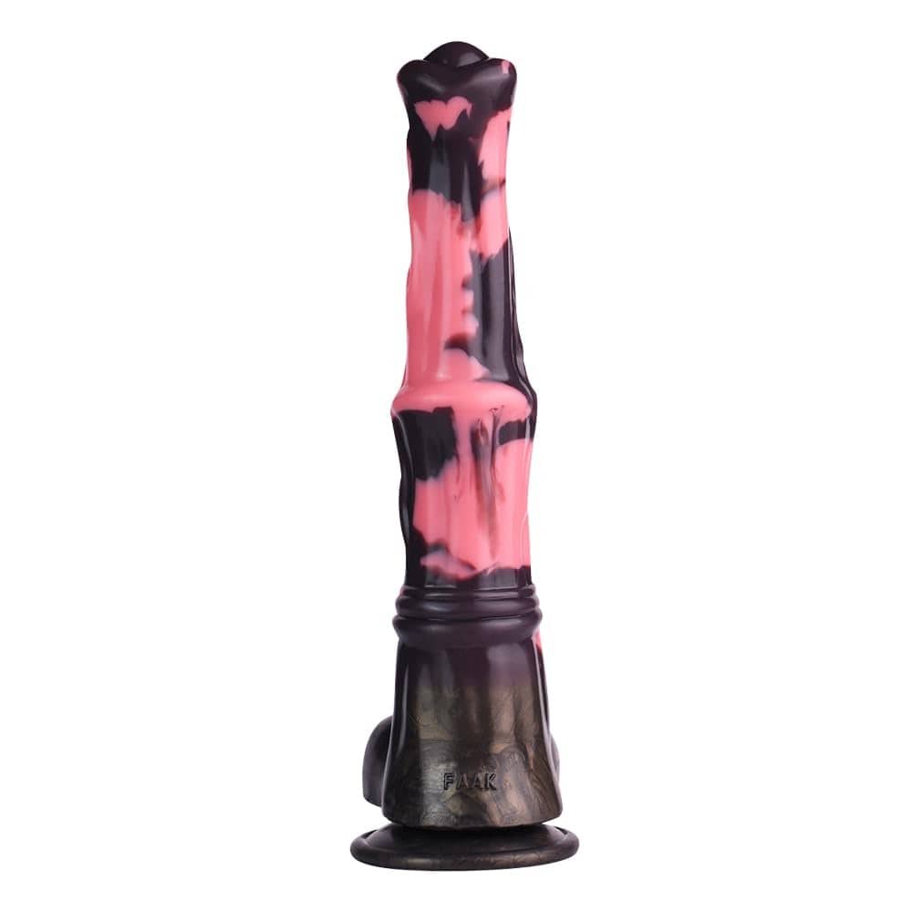 Horse-Leg Suction Cup Dildo - Animal-Style Silicone Dildo