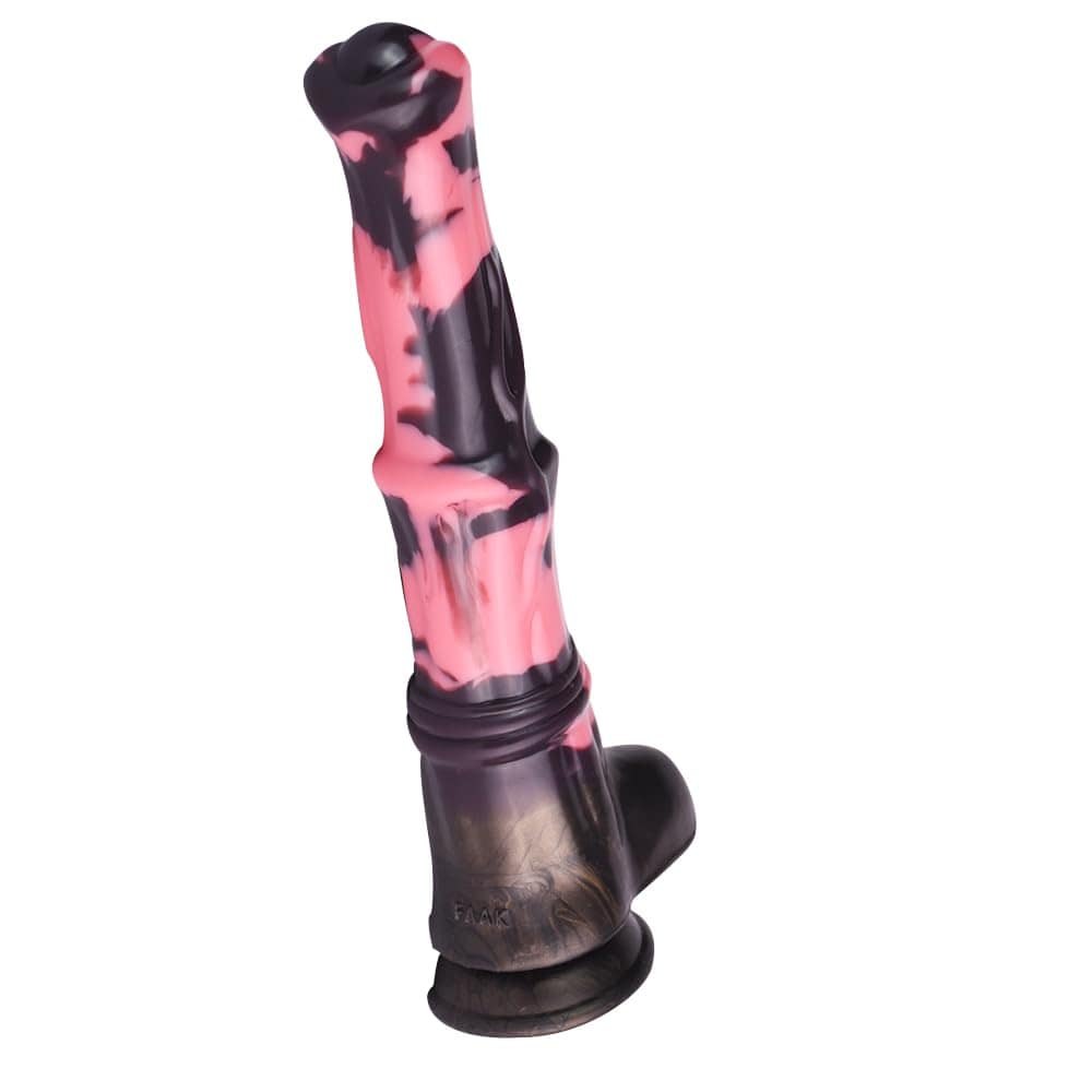 Horse-Leg Suction Cup Dildo - Animal-Style Silicone Dildo