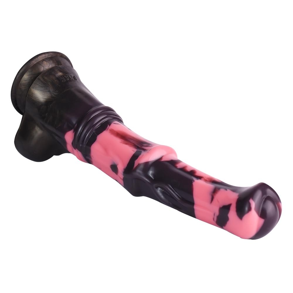 Horse-Leg Suction Cup Dildo - Animal-Style Silicone Dildo