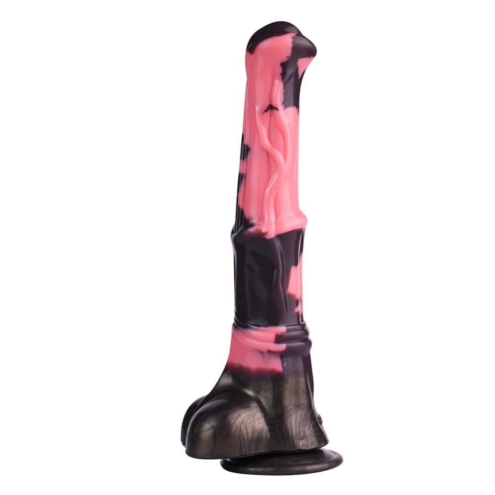 Horse-Leg Suction Cup Dildo - Animal-Style Silicone Dildo