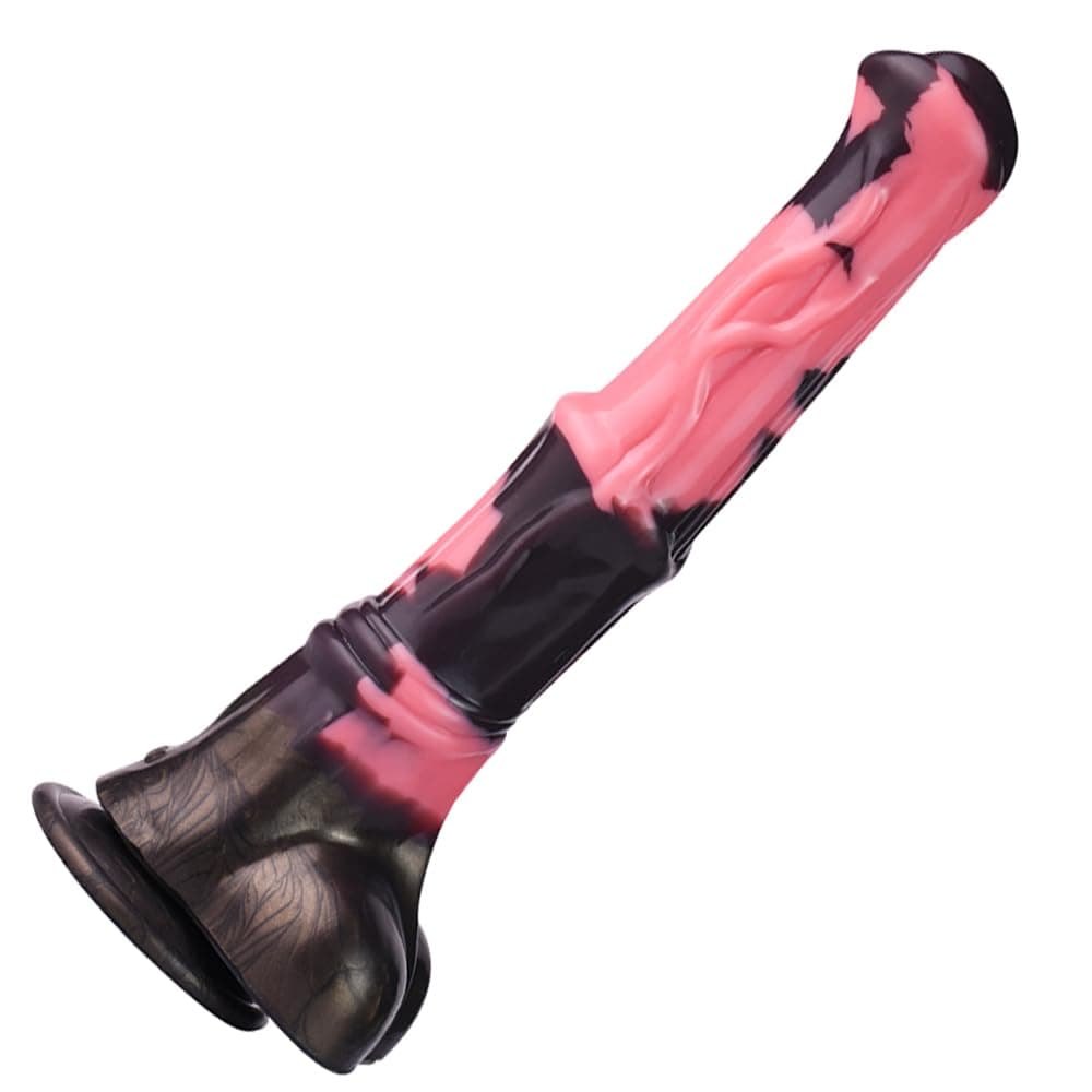 Horse-Leg Suction Cup Dildo - Animal-Style Silicone Dildo