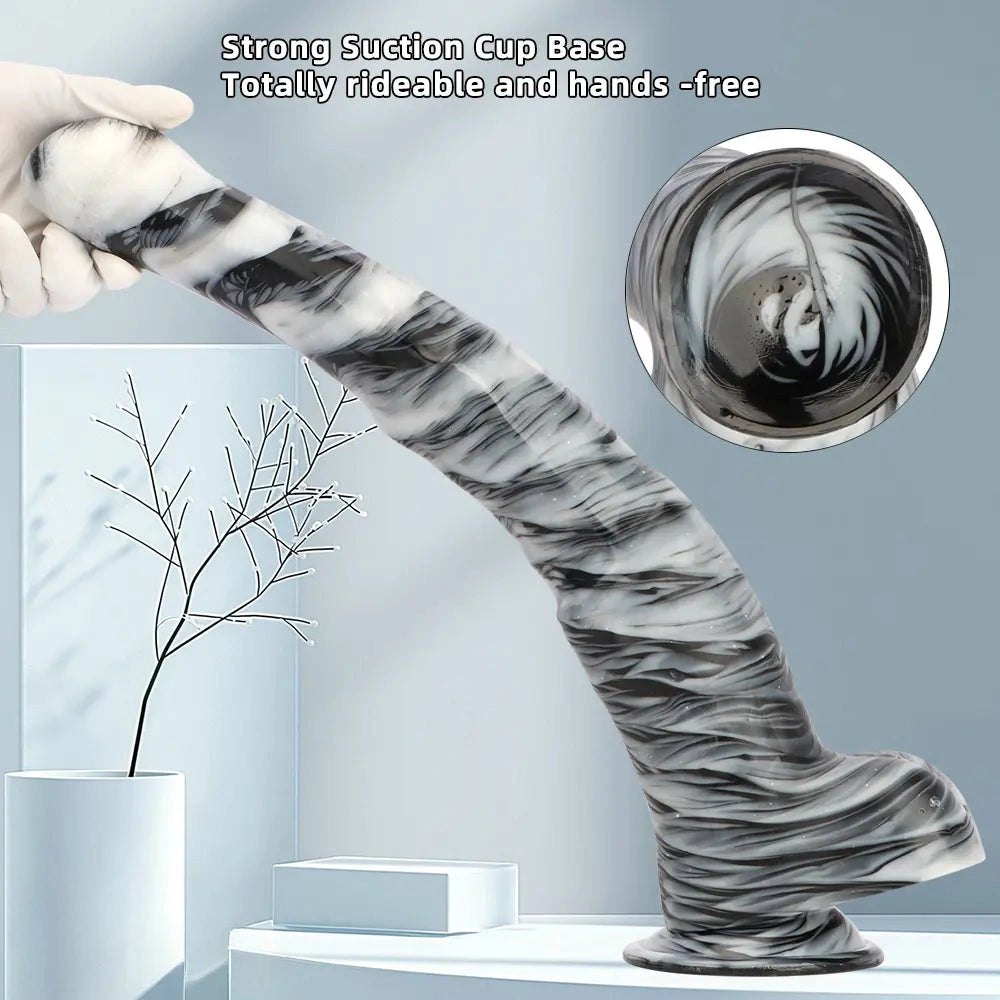 Horse Penis Dildo 18.9in - Knotted Horse Dildo