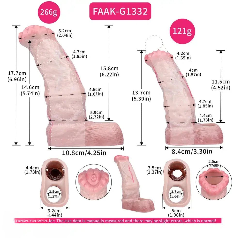 Horse Penis Sleeve Dildo - Lifelike Animal Dildo