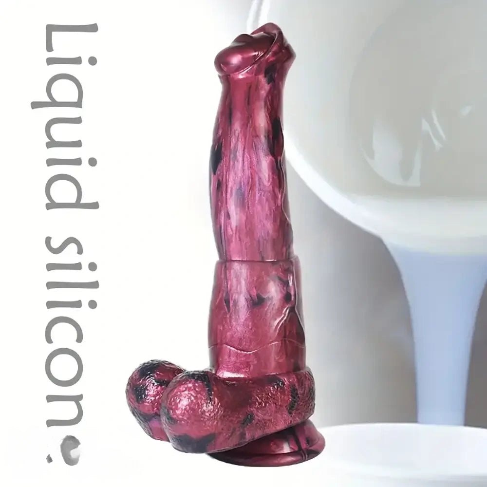 Horse Style Anal Dildo 9.25 in - Large Animal Dildo