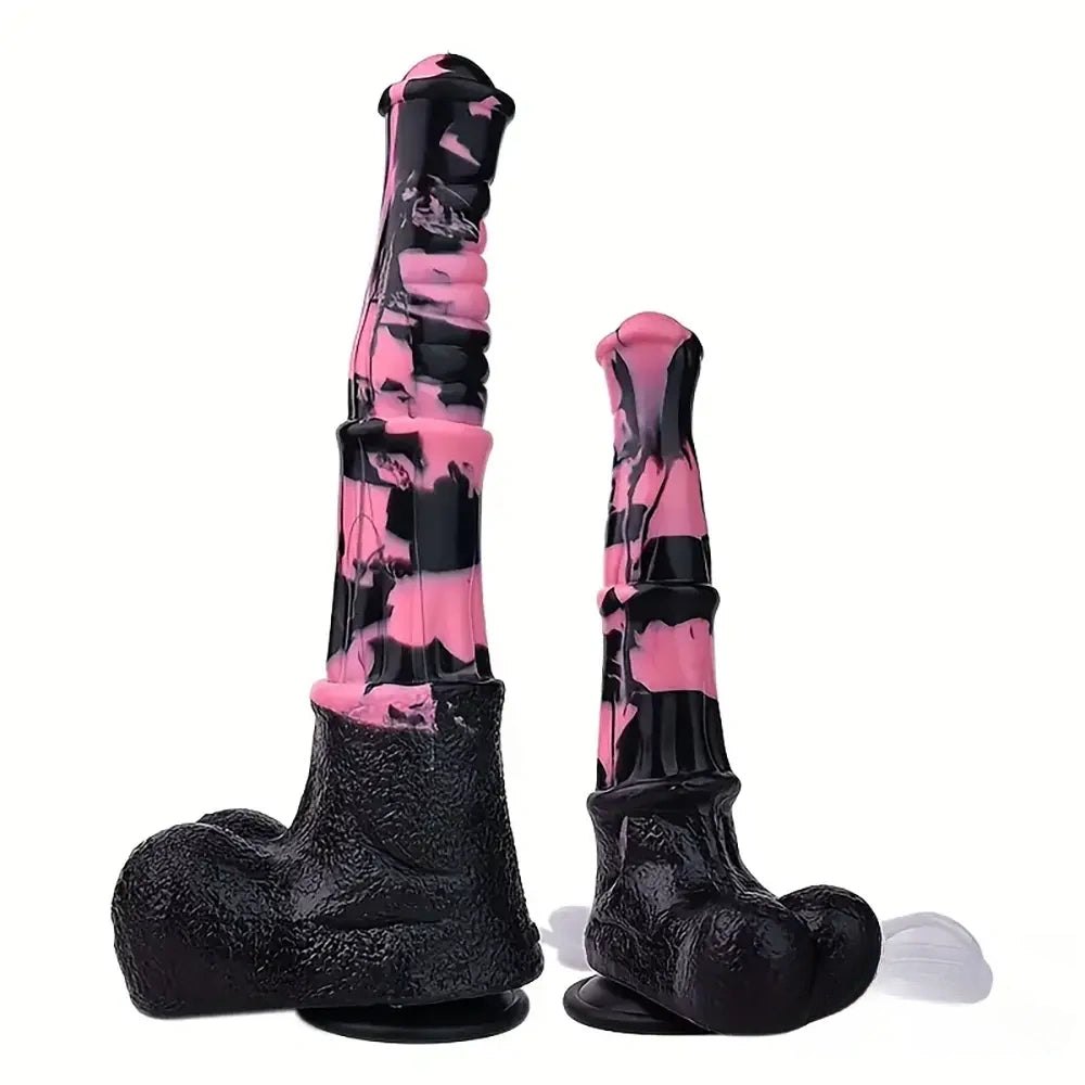 Horse Style Animal Dildo - Big Horse Knotted Dildo