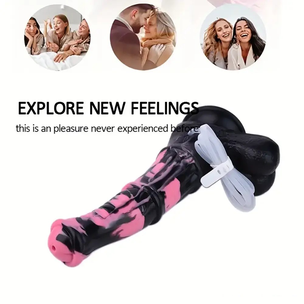 Horse Style Animal Dildo - Big Horse Knotted Dildo