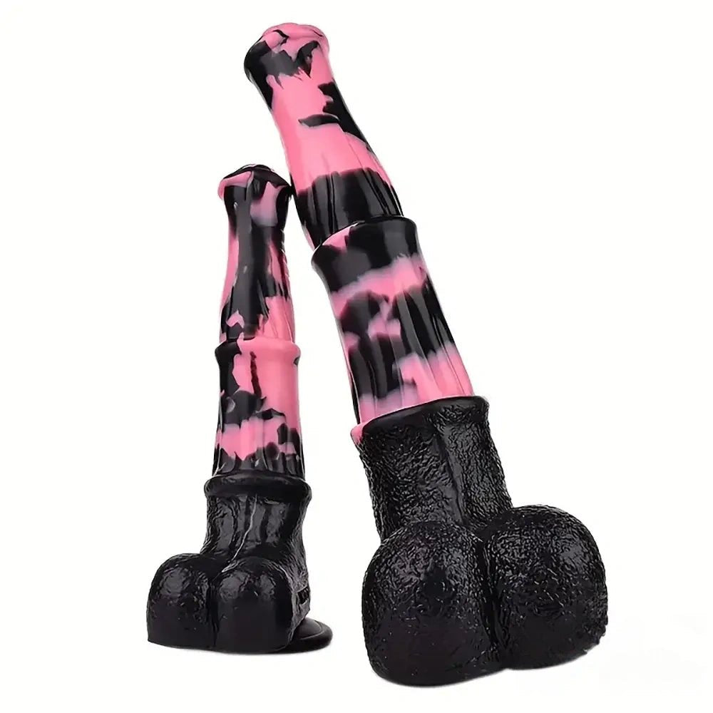 Horse Style Animal Dildo - Big Horse Knotted Dildo