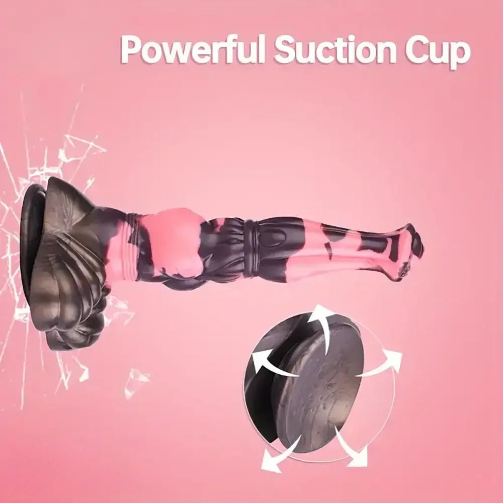 Horse Style Fantasy Dildo 4 Sizes - Silicone Animal-Style Dildo