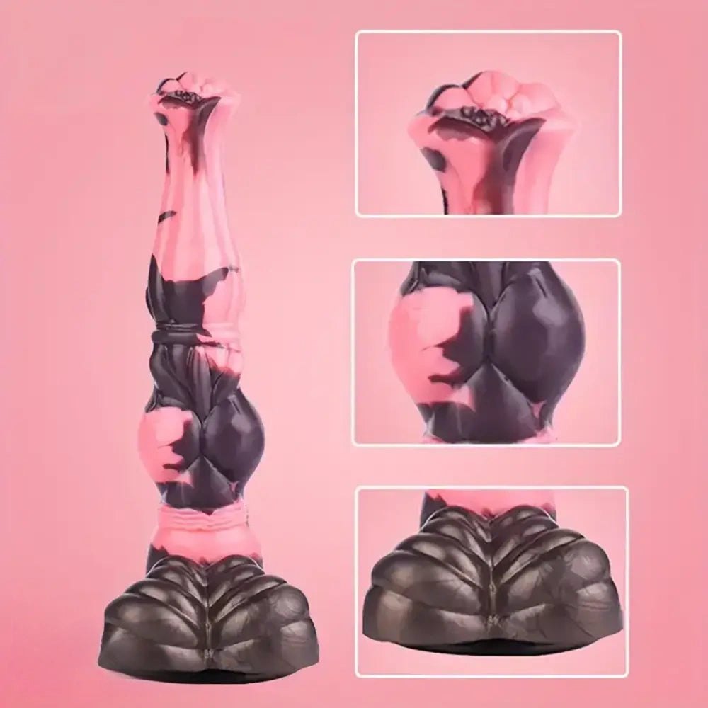 Horse Style Fantasy Dildo 4 Sizes - Silicone Animal-Style Dildo